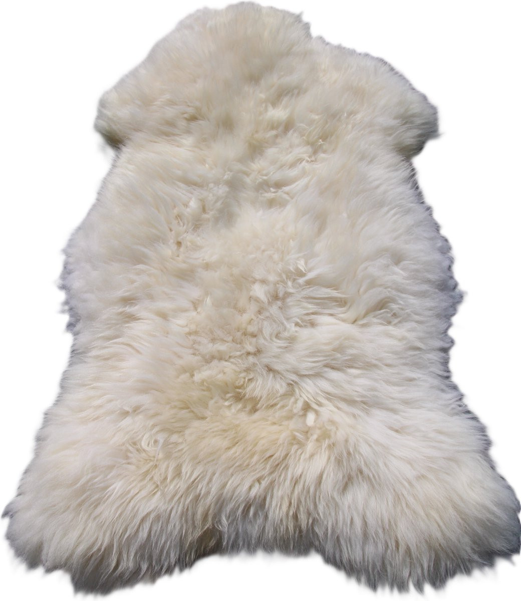 Donja HD echte schapenvacht in natuurlijke wolkleur, 100 cm
