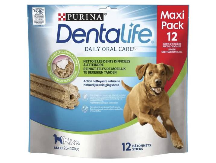 DENTALIFE ALIMENT CHIEN MAXI BATONNET1 PAQ 426 GR (1 PAQ 12 PIECE)
