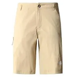 North Face, Damen, Outdoorhose, Women's Exploration Short (42, M), Beige, Schwarz, Braun