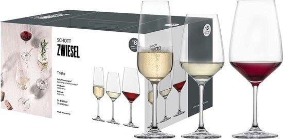 Zwiesel Glas set kristallen wijnglazen van hoge kwaliteit