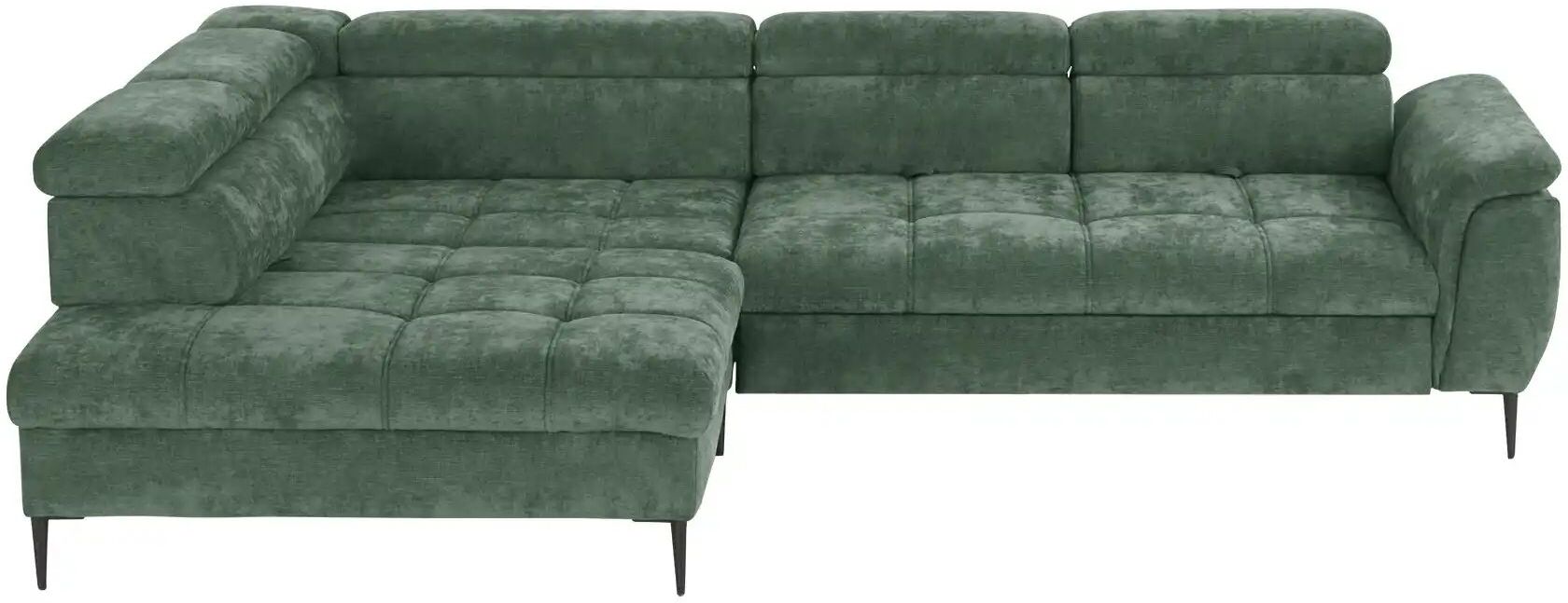 switch Ecksofa  Denver ¦ grün ¦ Maße (cm): B: 290 H: 94 T: 217.0