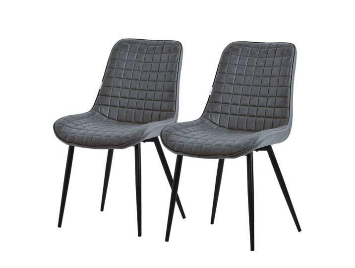ESSZIMMERSTUHL Anthrazit 2er Set