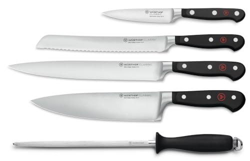 WÜSTHOF Classic 5-delige koksmessenset met chefmes