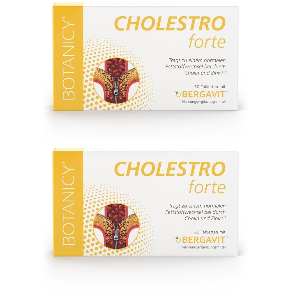 Cholestro forte mit Bergavit Tabletten 2x 2x60 St