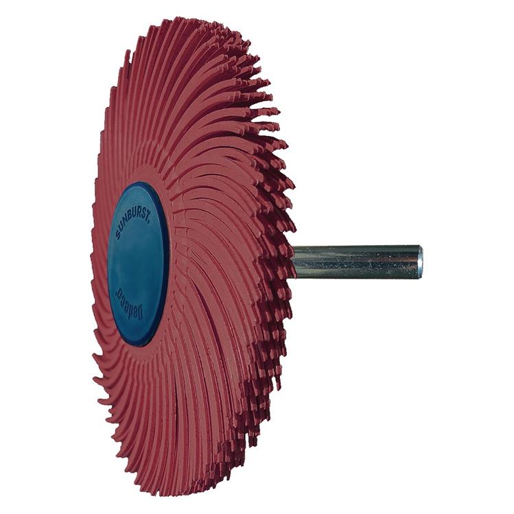 Tyrolit Radialbürstenscheibe Sunburst D.76mm K.220 Rot 10000min-¹ (220) (34570086)