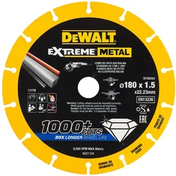 DEWALT EXTREME Metall Diamanttrennscheibe - DT40254-QZ
