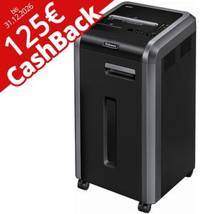 Fellowes Aktenvernichter 4622001 Powershred 225Ci, mit Rollen, 125 Cashback, 24 Blatt, 4x38 mm Partikelschnitt, P-4