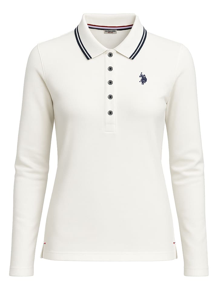 U.S. Polo Assn. Poloshirt in Weiß - S
