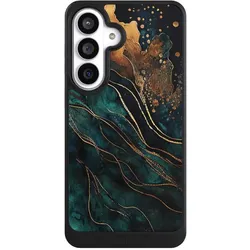 Nivocase Hülle für Samsung Galaxy S26+ Handyhülle NIVOcore Case Schwarz Farbverlauf Gold & Kupfer Utart (Samsung Galaxy S26+), Smartphone Hülle, Gold, Schwarz, Kupfer