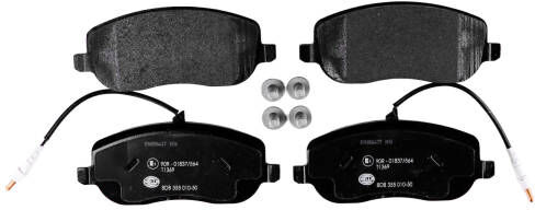 HELLA 8DB 355 010-501 Brake pad set