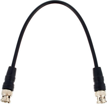 pro snake BNC Cable 50 Ohm 0.25m Schwarz