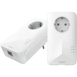 Strong POWERL1000DUOEUV2 POWERL1000DUOFR (1000 Mbit/s), Powerline, Weiss