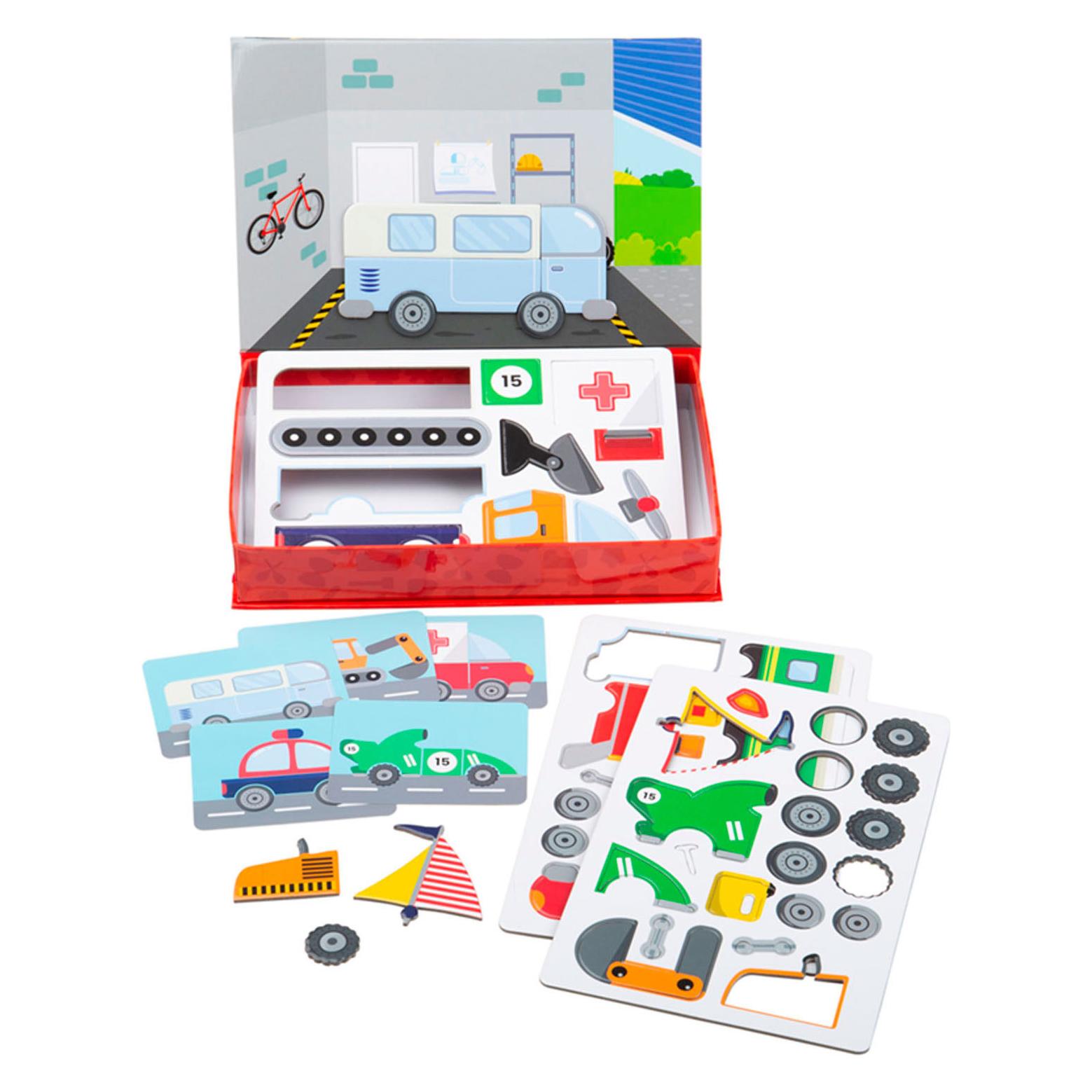 Bigjigs Mag-Play Magnet Set - Mechaniker (BJ005)