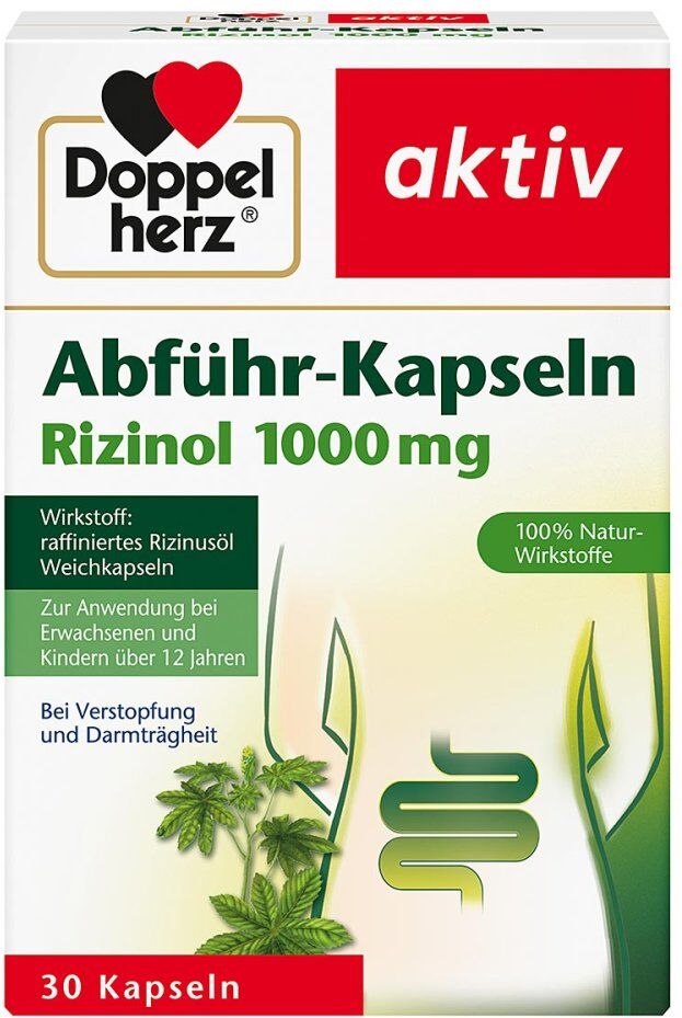 Doppelherz Abführ-Kapseln Rizinol 1000mg
