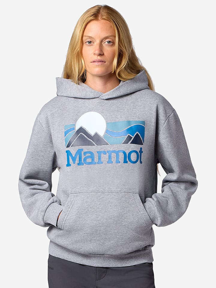 Marmot Hoodie "Coastal" in Grau - M