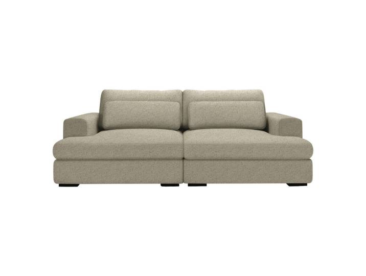 Lomoco Bigsofa, Cappuccino, 2-3-Sitzer, Füllung: Schaumstoff, 218x80x158 cm, Stoffauswahl, Wohnzimmer, Sofas & Couches, Sofas, Bigsofas