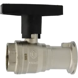 puteus ISO Pumpenkugelhahn 1 1/4 Zoll DN32 mit Kunststoff T-Griff