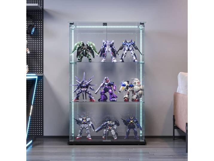 Vitrine en verre led vitrine en verre pour collection vitrine verre 3 etageres vitrine verre trempe 2 Porte vitrine salon