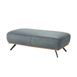 meinSofa Hocker  Fiona ¦ blau ¦ Maße (cm): B: 135 H: 43 T: 70.0