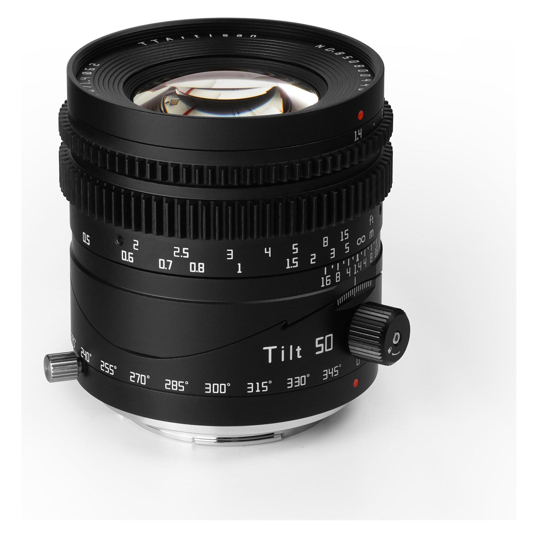 TTArtisan Tilt 50mm F/1.4 Canon RF (Canon RF, Vollformat) (T-F5014-B-RF)