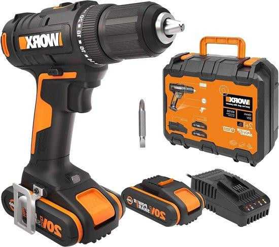 Worx Accuschroefboormachine 20 Volt - Zwart