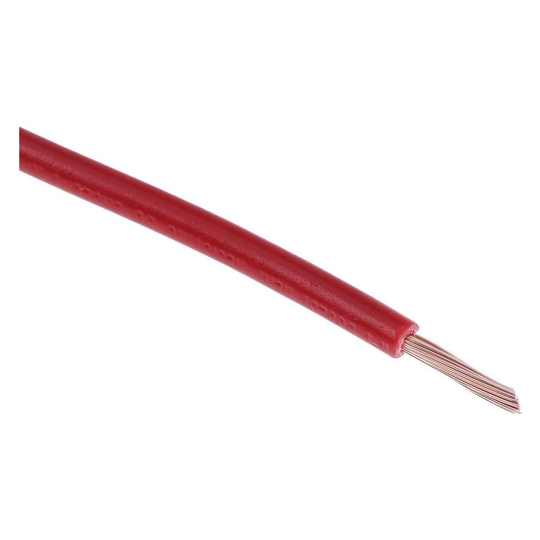 RS PRO Normierte Aderleitung Ø 2.6mm / 0,5 mm² Kupfer, Rot 16/0,2 mm Litzen, 100m (100 m) (1805914)