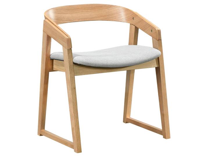 Selsey Saloss – Chaise en bois Bois clair / Gris clair