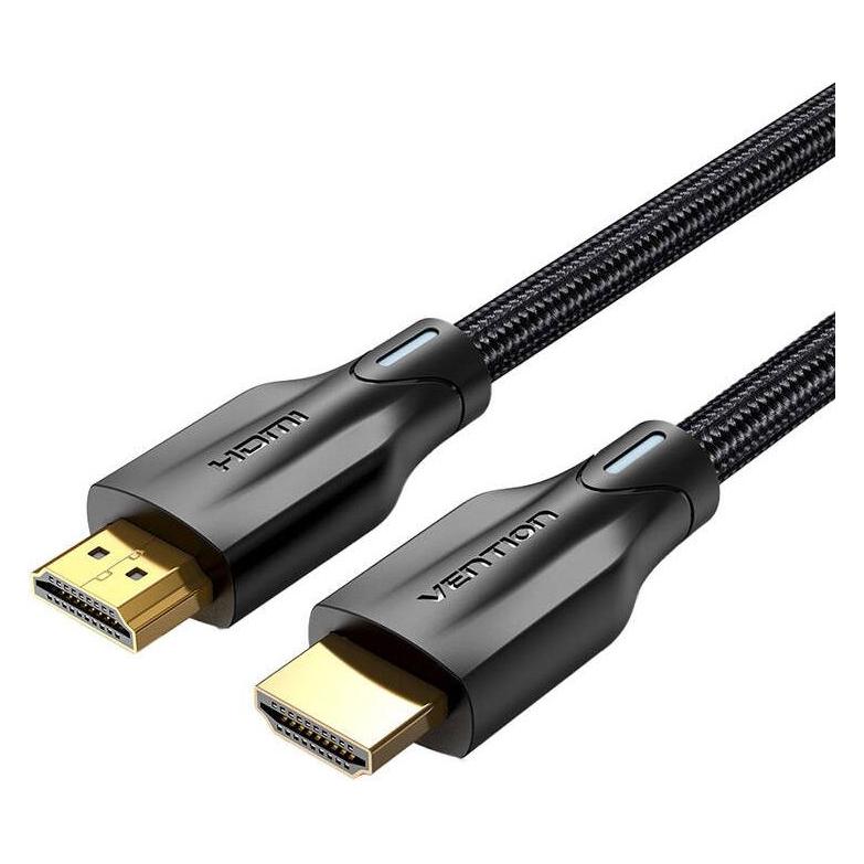Vention Cotton Braided HDMI 2.1 Kabel schwarz - 2m (2 m) (AAUBH)