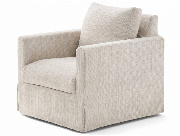 Xlmoebel Sessel Beiger Stoffsessel für stilvolles Wohnen und Komfort (1-St., 1-tlg), Bequemer Sessel