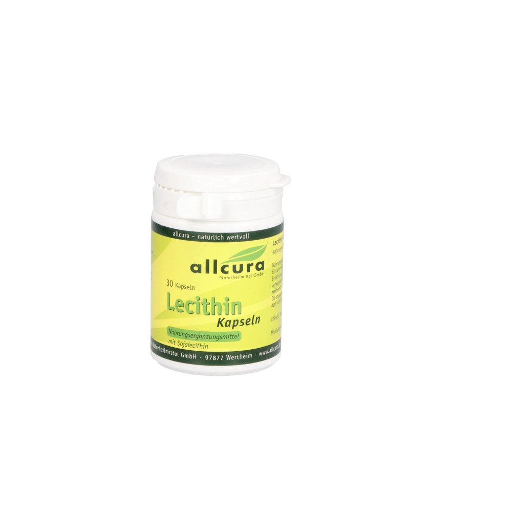 allcura Naturheilmittel GmbH Lecithin 500 mg Kapseln 04925769