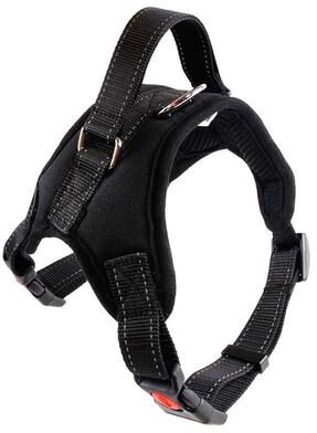 Uplift Treasures Adjustable Strong Dog Harness Vest black xl(28 45kg)