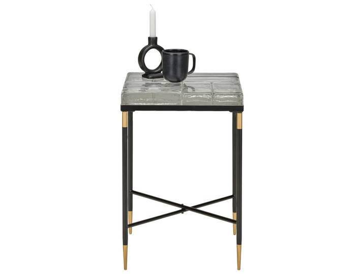 Beistelltisch Metall, Glas