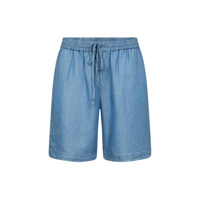 Shorts SOYACONCEPT "Soya Concept Shorts SC-LIV", Damen, Gr. L, Normalgrößen, blau (2250 medium blau), Obermaterial: 100% Lyocell, Hosen Shorts