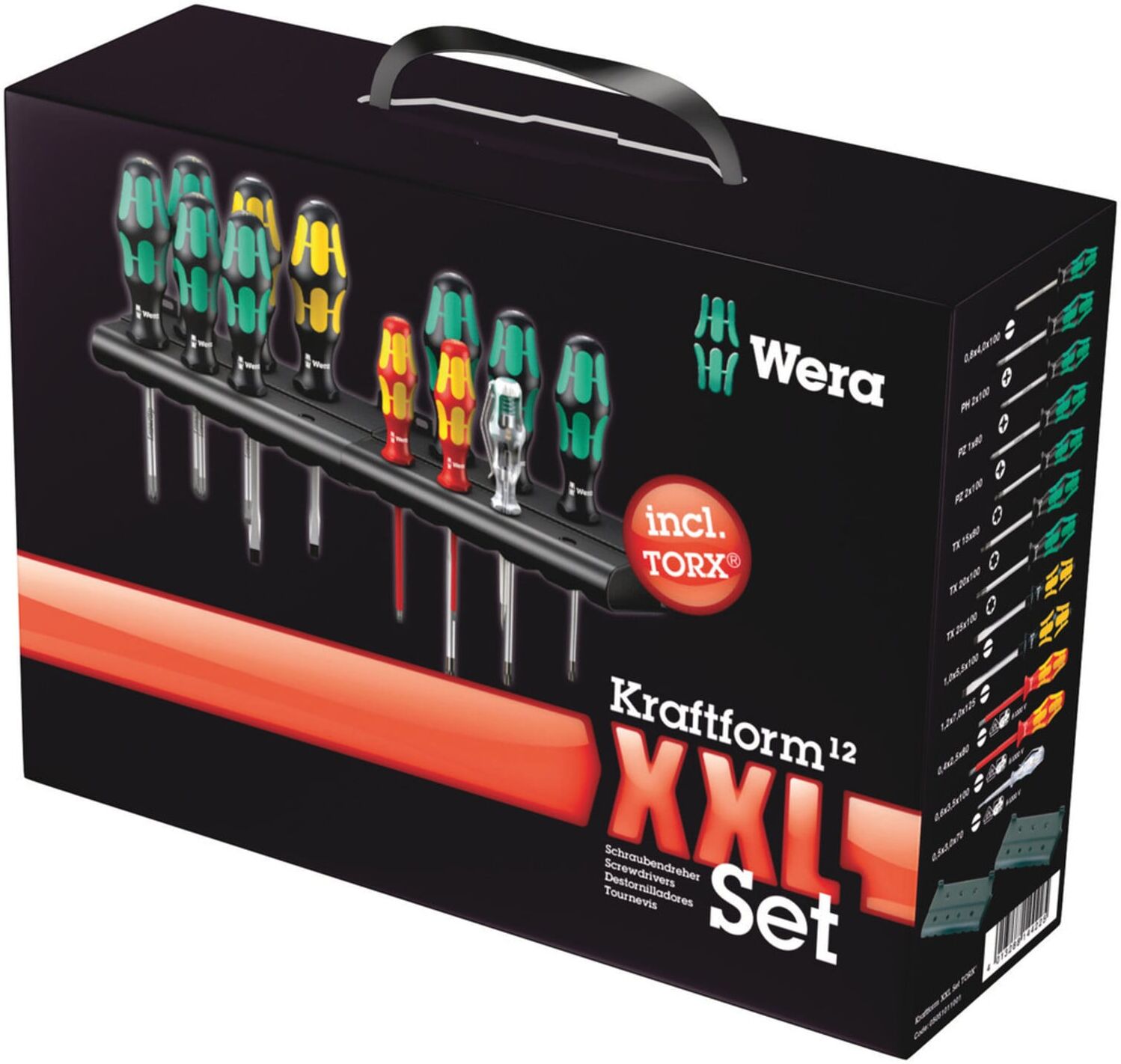 Wera Kraftform XXL 2, 12-teilig (05051011001)