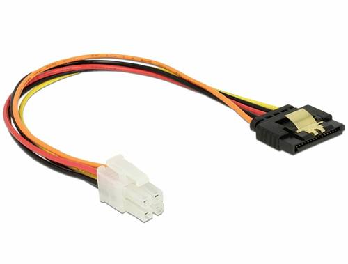 Delock Festplatten Anschlusskabel 0.2m Mehrfarbig