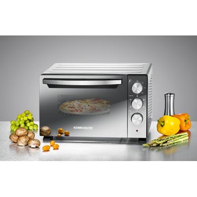 ROMMELSBACHER Minibackofen "BGS 1400", silber (schwarz, silberfarben), B:45,5cm H:30cm T:38,5cm, Minibacköfen, Minibackofen
