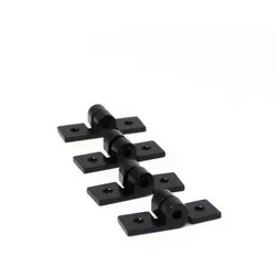 MakerBeam Scharnierset, 8 Scharniere, 4 Gelenkpaare aus UHMW, M3 Achsen, selbstsichernde Muttern