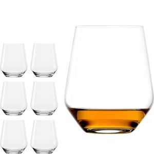 Stölzle-Lausitz Whiskygläser Revolution, Tumbler, 370 ml, 6 Stück