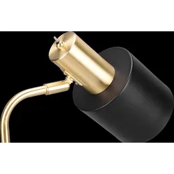 Trio R41041080 Stehleuchte Adam 1x10W | E27 - schwarz, gold