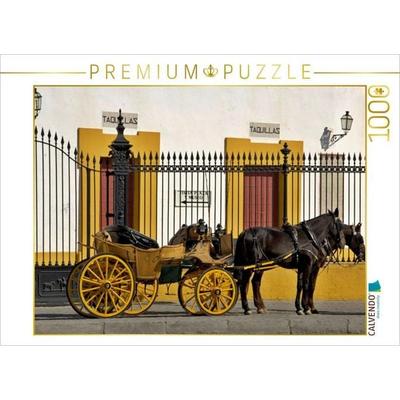 CALVENDO Puzzle Traditionelle Kutsche | 1000 Teile Lege-Größe 64 × 48 cm Foto-Puzzle für glückliche Stunden