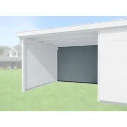 Weka Rückwand für Anbau 150 cm für Designhaus 126 und 172-grau