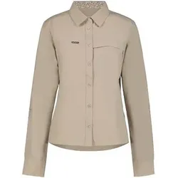ICEPEAK Damen Blusen lg.Arm Da BOXHOLM, Größe 38 in Beige Beige
