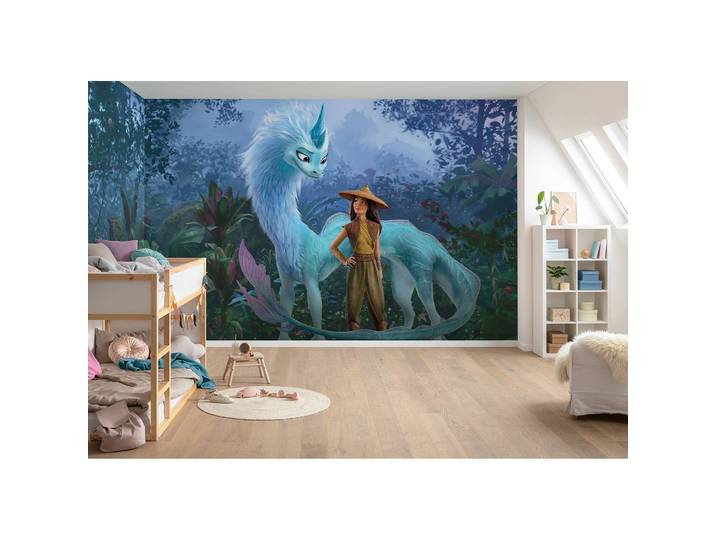 Papier peint Raya Jungle 500 x 250 x 0cm Multicolore