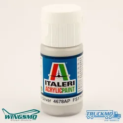 Italeri Acrylfarbe Silber glänzend 20ml 4678