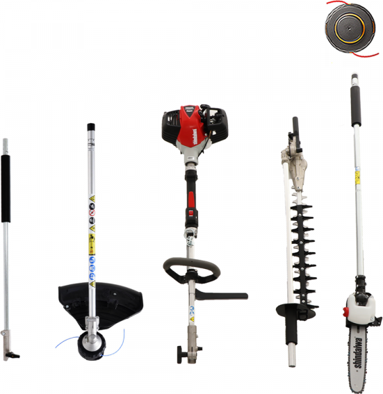 Shindaiwa SDK - Decespugliatore a scoppio multifunzione - Motore Shindaiwa M262S