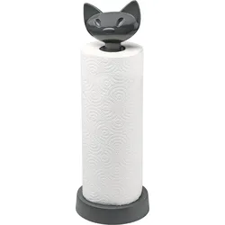 Koziol Miaou Küchenrollenhalter 26 cm nature ash grey