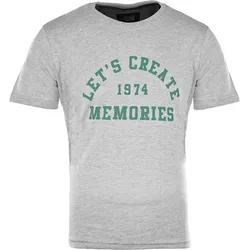Big Green Egg T-Shirt - Lets create - Grau/Grün XL