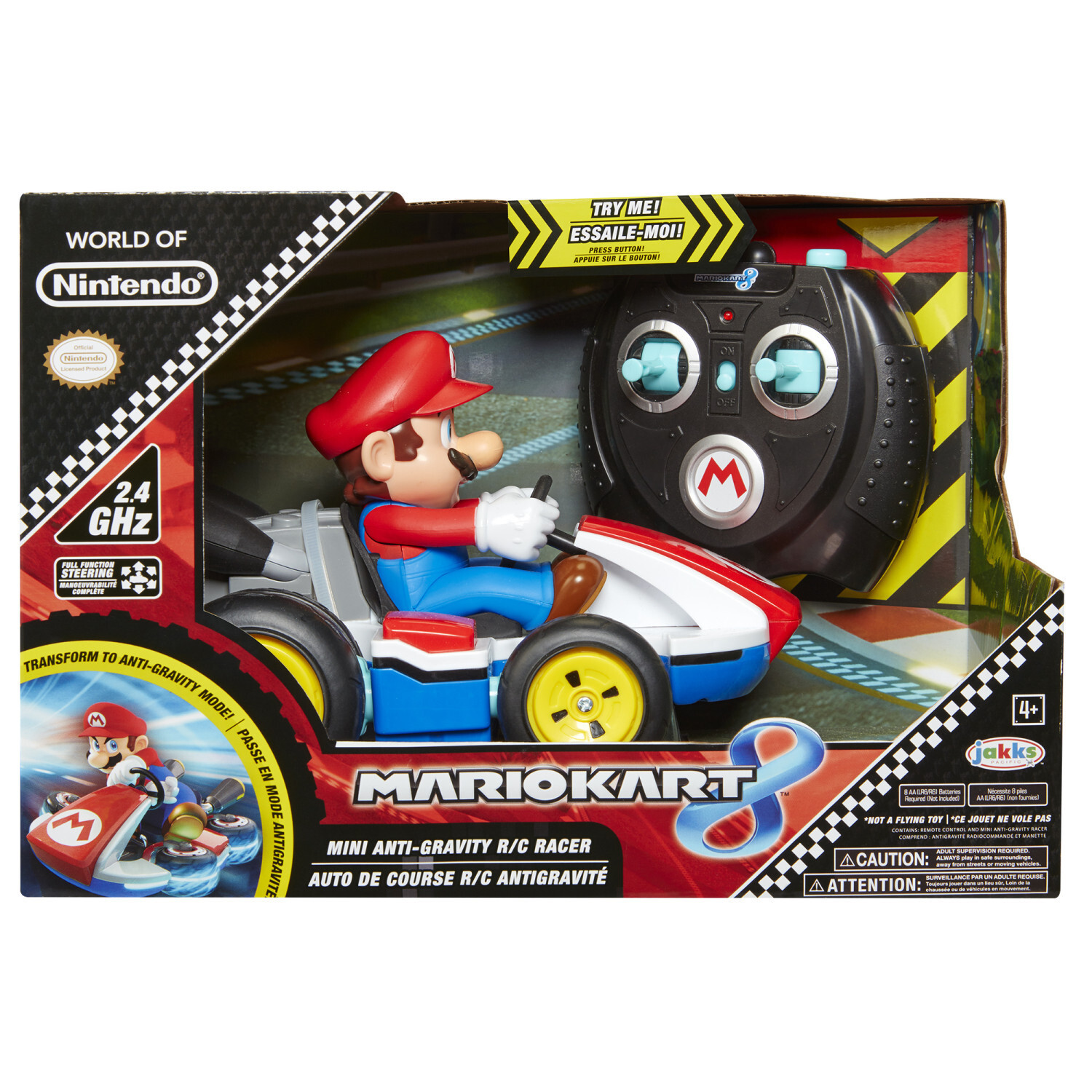 Jakks Pacific Nintendo Mario Kart Mini RC Racer Mario Merchandiseartikel