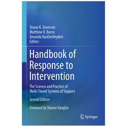 Handbook of Response to Intervention, Fachbücher von Shane R. Jimerson, Matthew K. Burns, Amanda M. VanDerHeyden, K Burns Matthew, M VanDerHeyden Amanda