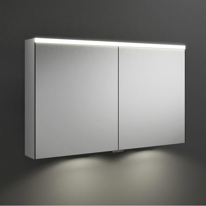 Burgbad Badkamermeubel Iveo met spiegel en LED-verlichting, Breedte: 110,8 cm